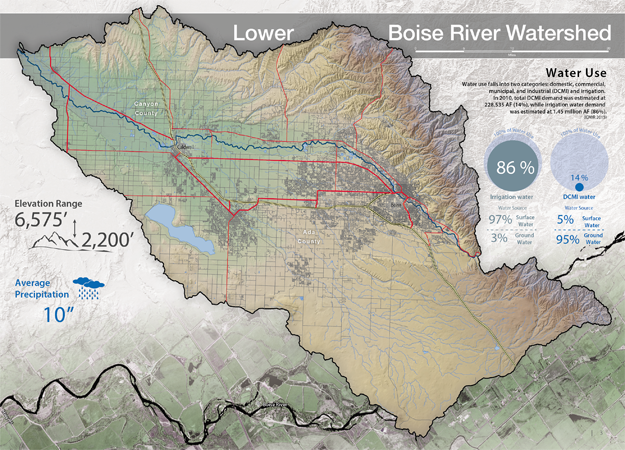 Boise Watershed Map